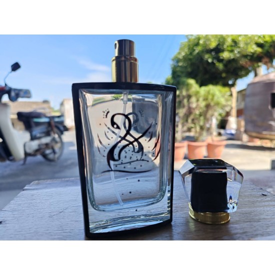 50ML 簡約黑紋香水瓶(噴霧式) 天鵝湖/黑紋