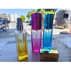 30ML漸層色長形香水瓶 (噴霧式) 黃色/粉色/藍色