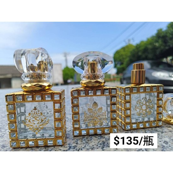 30ML 金色斯洛伐克風香水瓶 (噴霧式)